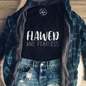 Flawed and Fearless Graphic Tee